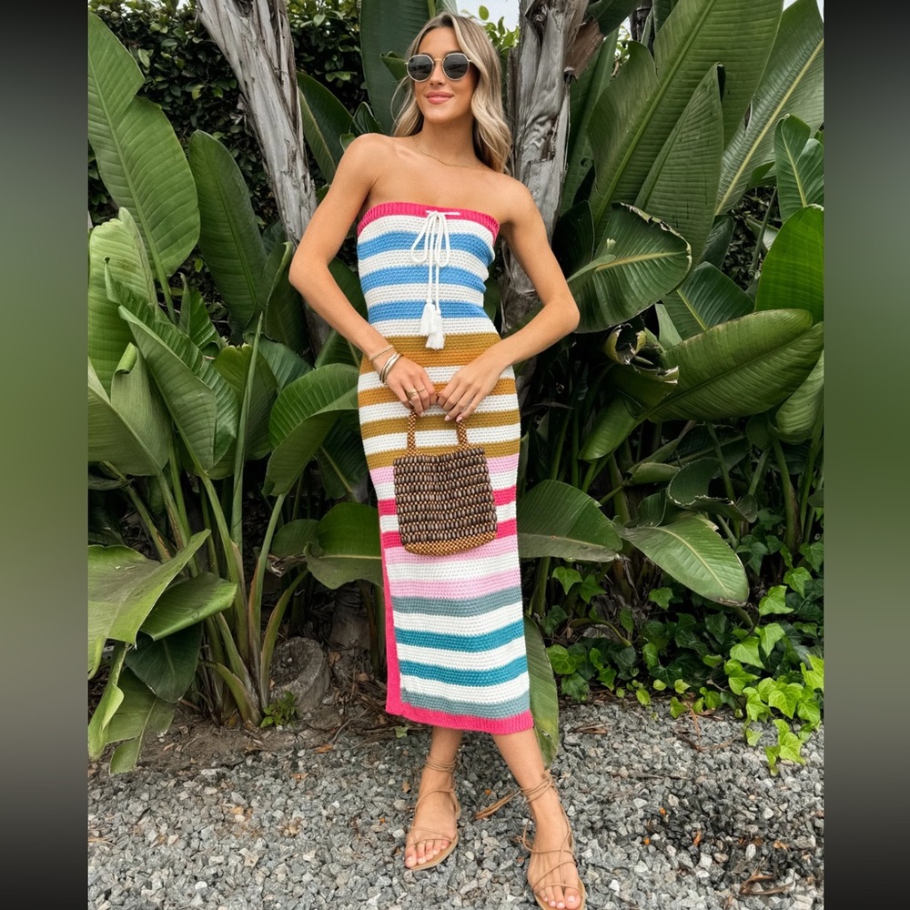 Sun Kissed Knit Midi Dress